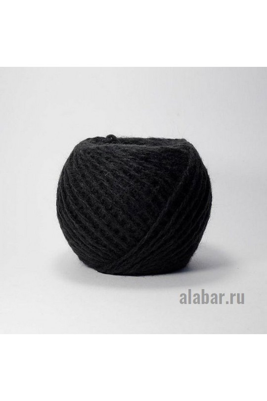 Карачаевская пряжа в клубках по 100 грамм Чёрный| ПК-0051