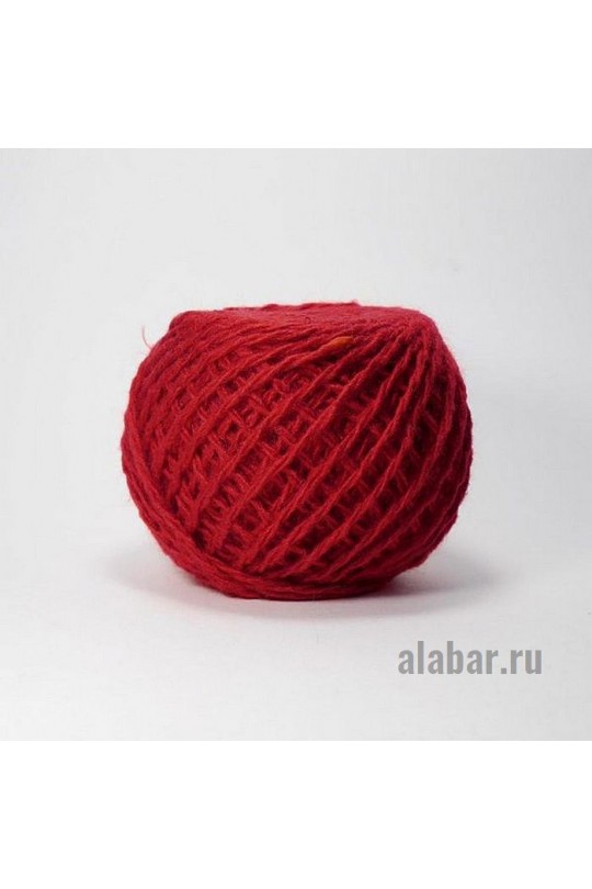 Карачаевская пряжа в клубках по 100 грамм Красный мак| ПК-0026